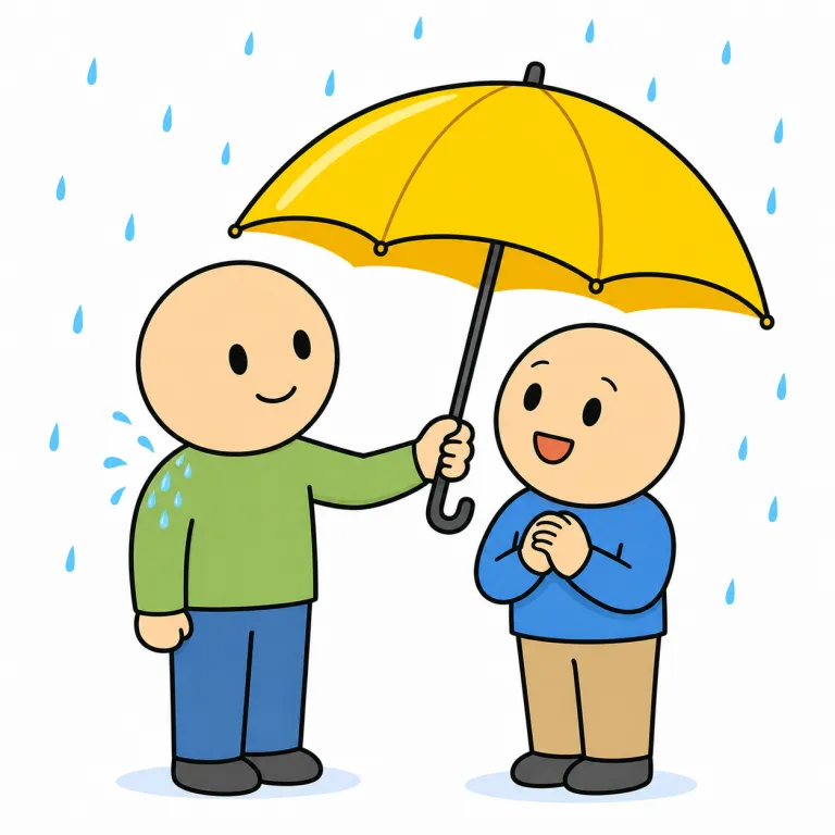 behalf（〜のために・other）の覚え方イラスト