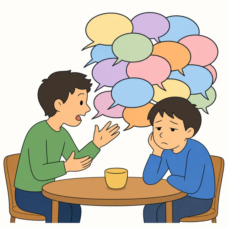 belabor（くどくど言う・動詞）の覚え方イラスト — labor を「手間・労力」と知っていれば、belabor は「一つの点に労力をかけすぎる」とイメージすると残りやすいです