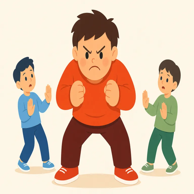 bellicose（好戦的な・形容詞）の覚え方イラスト — bell- を含む語に war の気配があると覚えると整理しやすいです