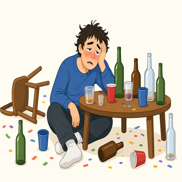 bender（大酒を飲むこと、飲み騒ぎ・名詞）の覚え方イラスト — bend を知っていると覚えやすい