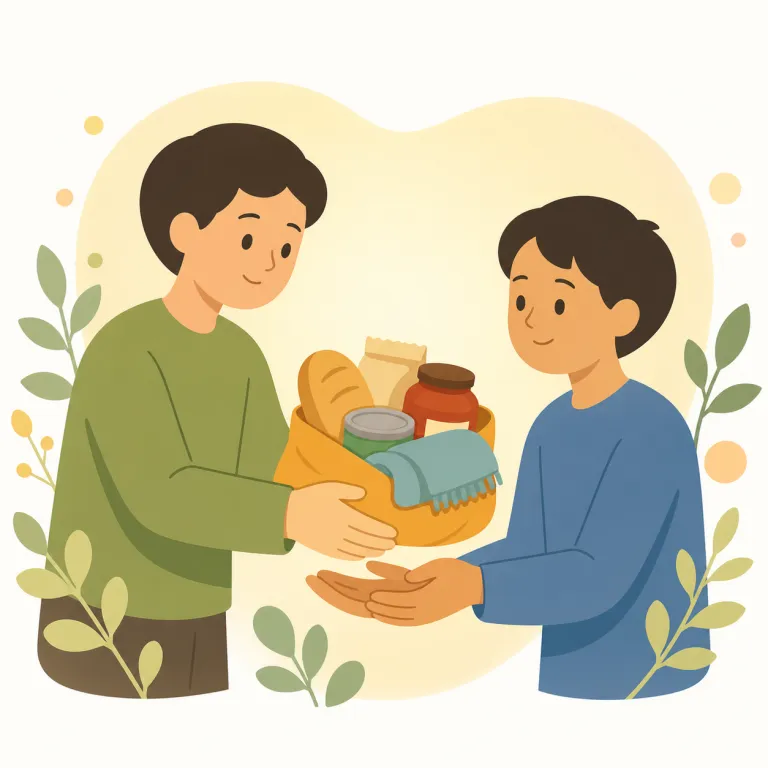 beneficence（善行・名詞）の覚え方イラスト — beneficence は benefit「利益」と beneficial「有益な」から連想すると覚えやすい語です