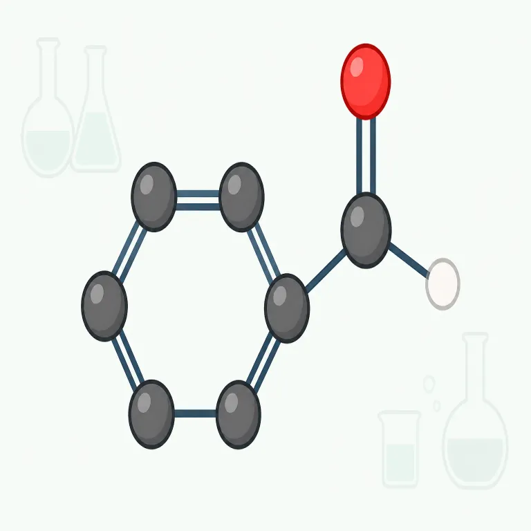 benzoyl（ベンゾイル基・名詞）の覚え方イラスト — まず語尾の -yl を見たら、有機化学では methyl, ethyl, acetyl のように「分子の一部として付く基」を連想すると覚えやすいです