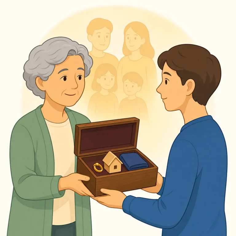 bequeath（遺贈する・動詞）の覚え方イラスト — bequeath は、will「遺言」と一緒に出てくる硬い語として覚えるとよいです