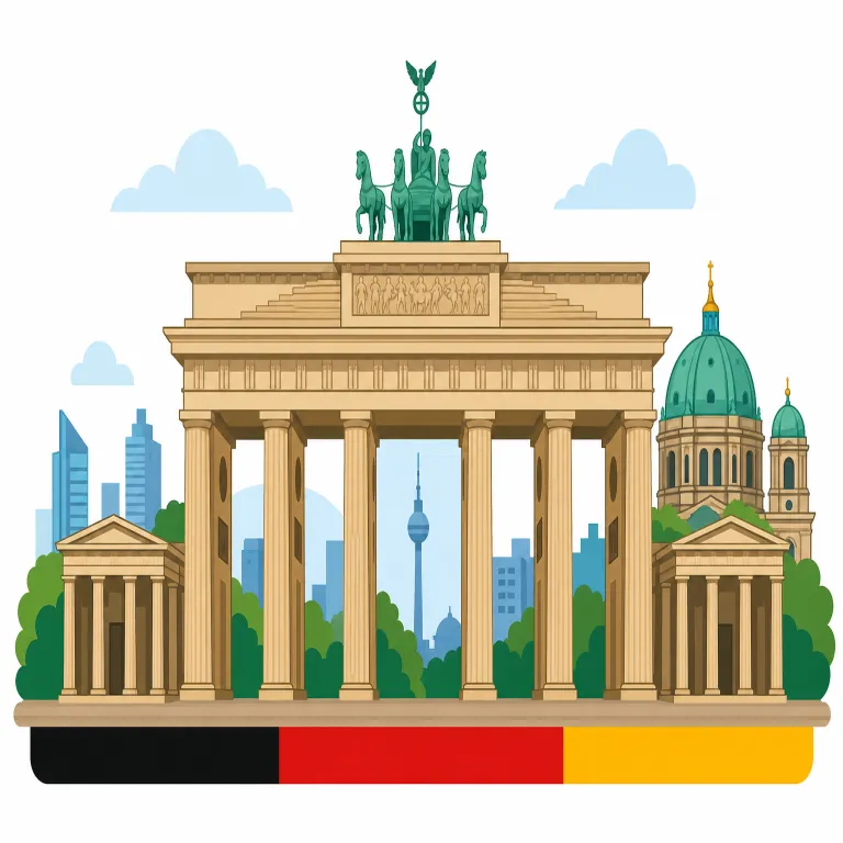 berlin（ベルリン・名詞）の覚え方イラスト