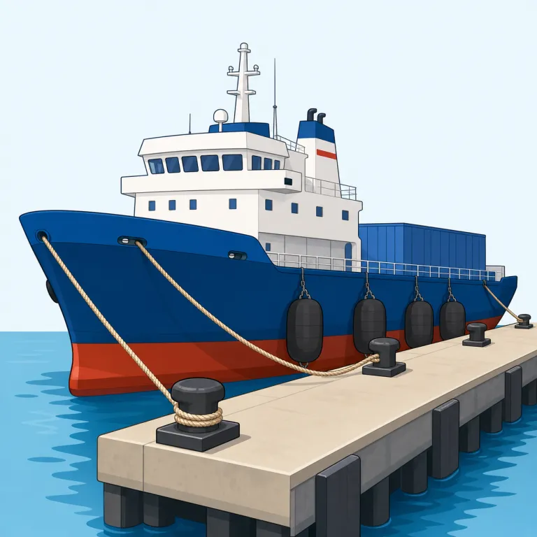 berthing（（船の）停泊、接岸・名詞）の覚え方イラスト — berthing は berth を知っていると覚えやすい語です