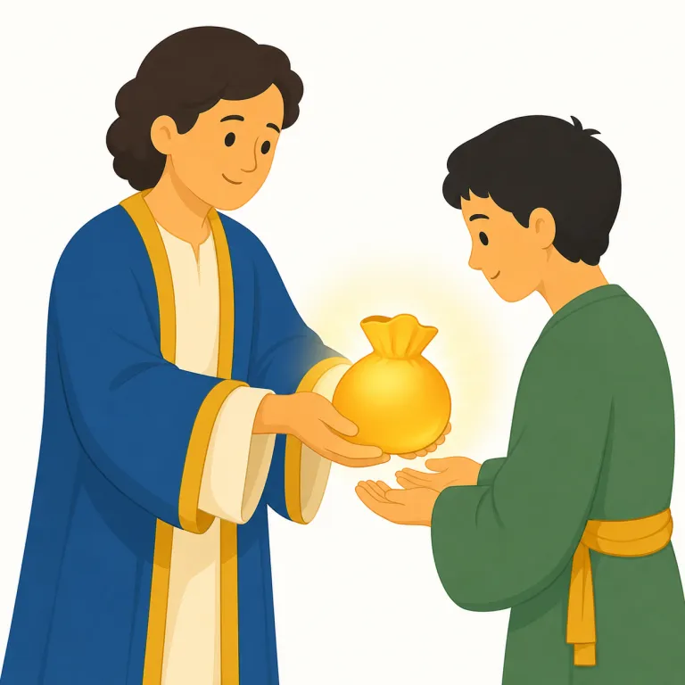 bestow（授ける・動詞）の覚え方イラスト — bestow の「授ける」は、権威ある人や組織が名誉・称号・学位・権利・祝福などを正式に与える意味で覚えます