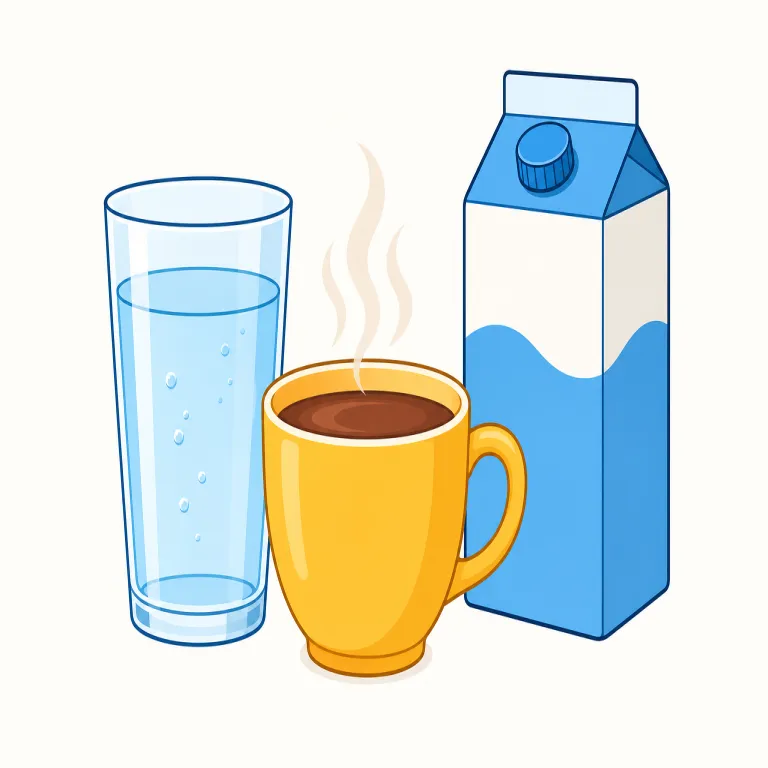 beverage（飲み物・名詞）の覚え方イラスト — まず drink を基準に置き、beverage はその“案内表示・メニュー・商品ラベルで使われやすい少し改まった言い方”として覚えると定着しやすいです