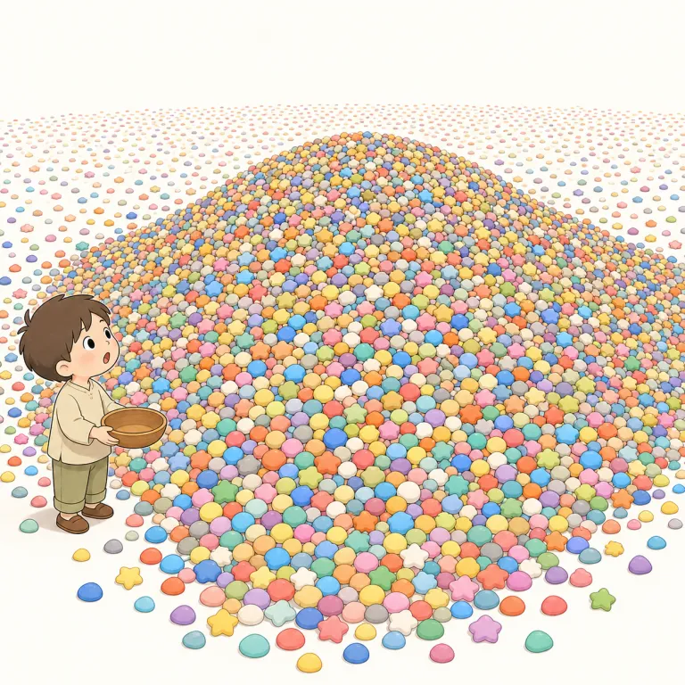 beyond number（無数・イディオム）の覚え方イラスト — beyond は「〜を超えて」、number は「数」