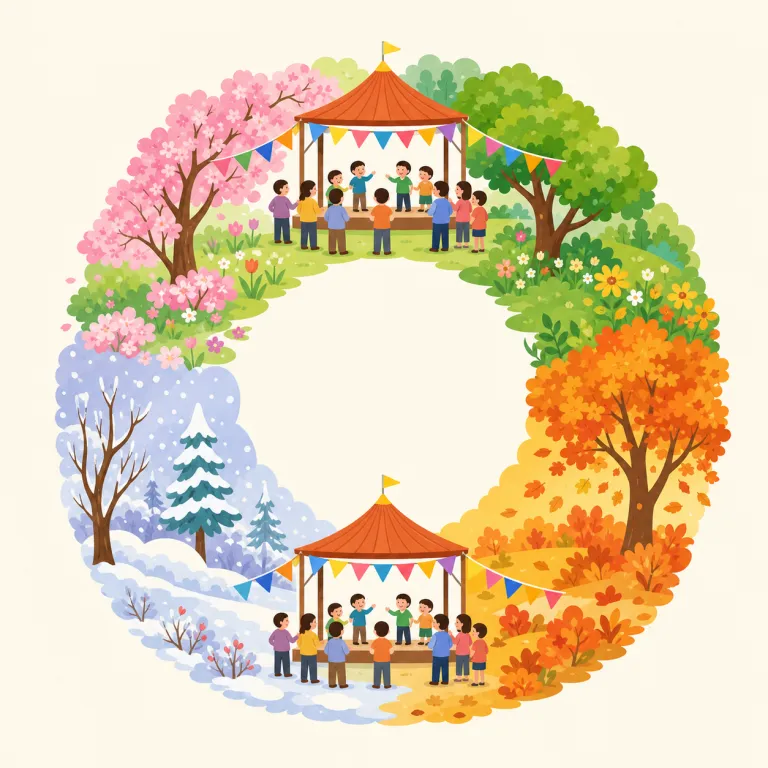 biannual（年2回の・形容詞）の覚え方イラスト — annual が「毎年の」だと分かれば、biannual は bi- が付いて「1年の中で2回」と組み立てて覚えやすいです