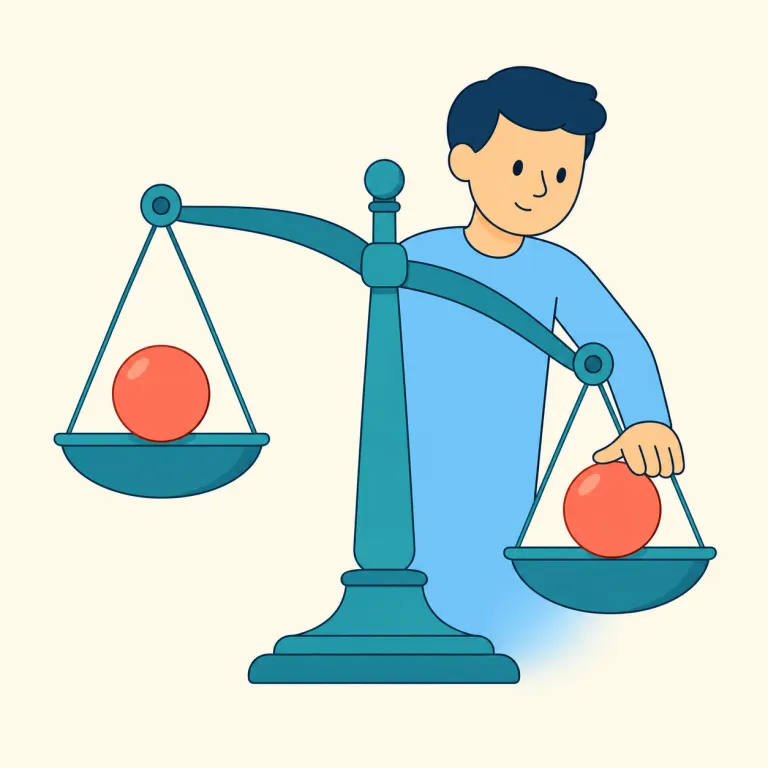 biased（偏った・形容詞）の覚え方イラスト — bias を「一方への偏り」、biased を「偏りを持った状態」と結び付けると覚えやすい