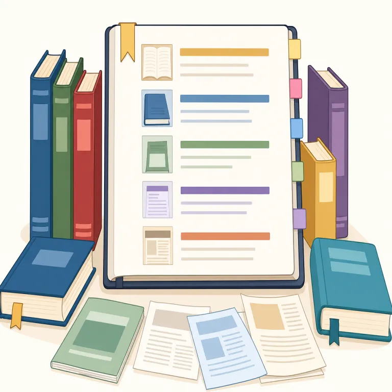 bibliographyの覚え方イラスト