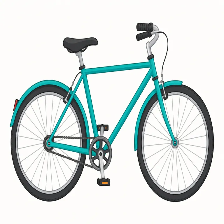 bike（自転車・名詞）の覚え方イラスト — bike は「自転車」を表す bicycle の短い日常語として覚えます