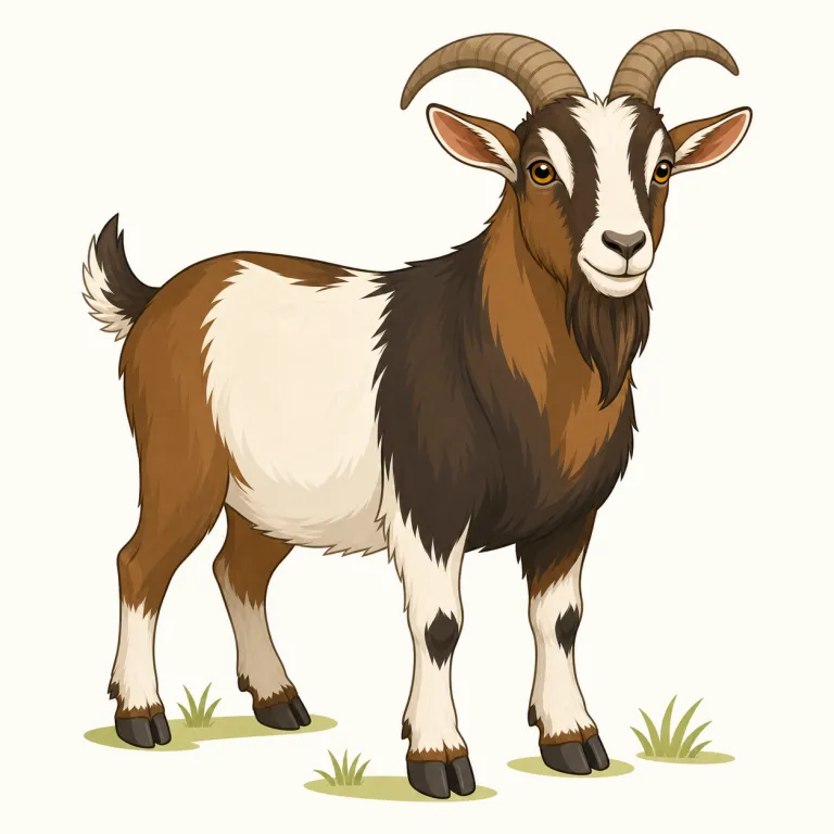 billy（雄ヤギ・noun）の覚え方イラスト