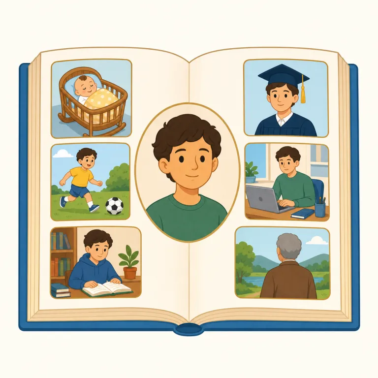 biographicalの覚え方イラスト
