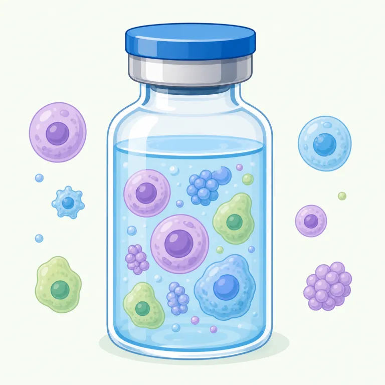biologic（生物学的な・形容詞）の覚え方イラスト — biologic は bio「生命」と -logic「学問・理に関する」が結びついた形容詞で、「生物学に基づく、生体に由来する」という核があります
