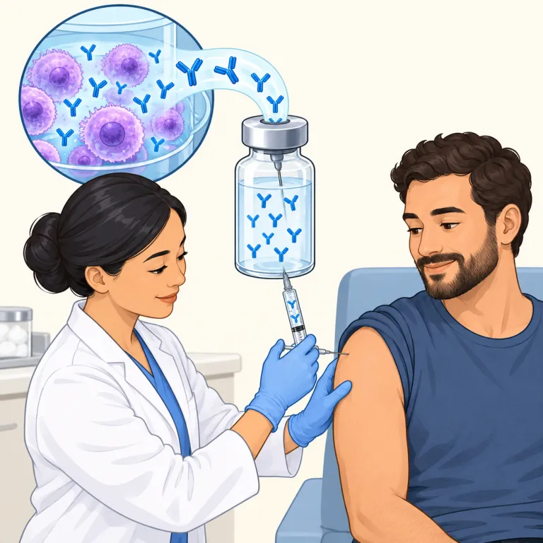 biologic（生物学的製剤・noun）の覚え方イラスト