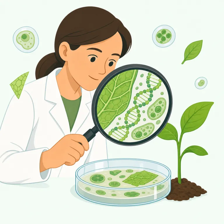 biologically（生物学的に・副詞）の覚え方イラスト — biology（生物学）→ biological（生物学的な）→ biologically（生物学的に）と、知っている形を一段ずつ伸ばすと覚えやすい語です