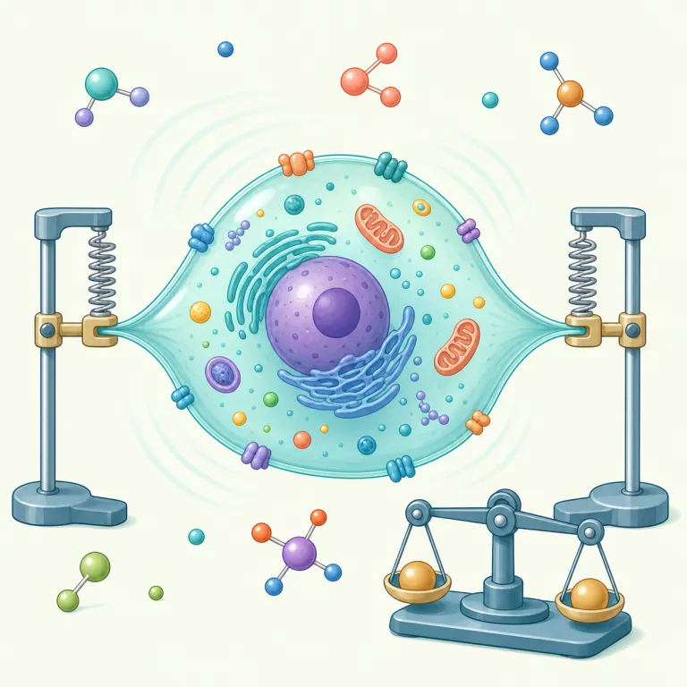 biophysical（生物物理学的・形容詞）の覚え方イラスト — biophysical は bio + physical で切ると覚えやすいです