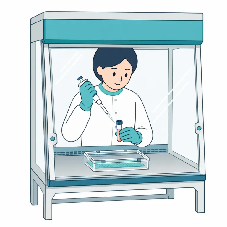biosafety（生物学的安全性・noun）の覚え方イラスト
