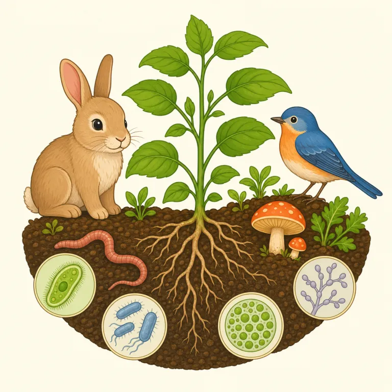 biotic（生物的な・形容詞）の覚え方イラスト — biology の bio が見えたら、まず「生命・生物の話だ」と当たりを付けると覚えやすいです