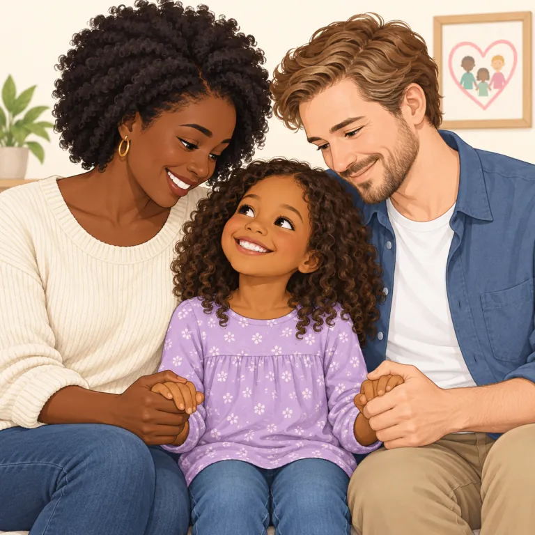 biracial（異人種間の・adjective）の覚え方イラスト