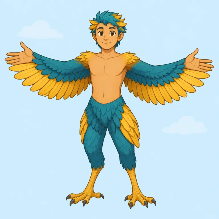 birdman（鳥人間・名詞）の覚え方イラスト — birdman は bird + man とそのまま切って覚えるのが最短です