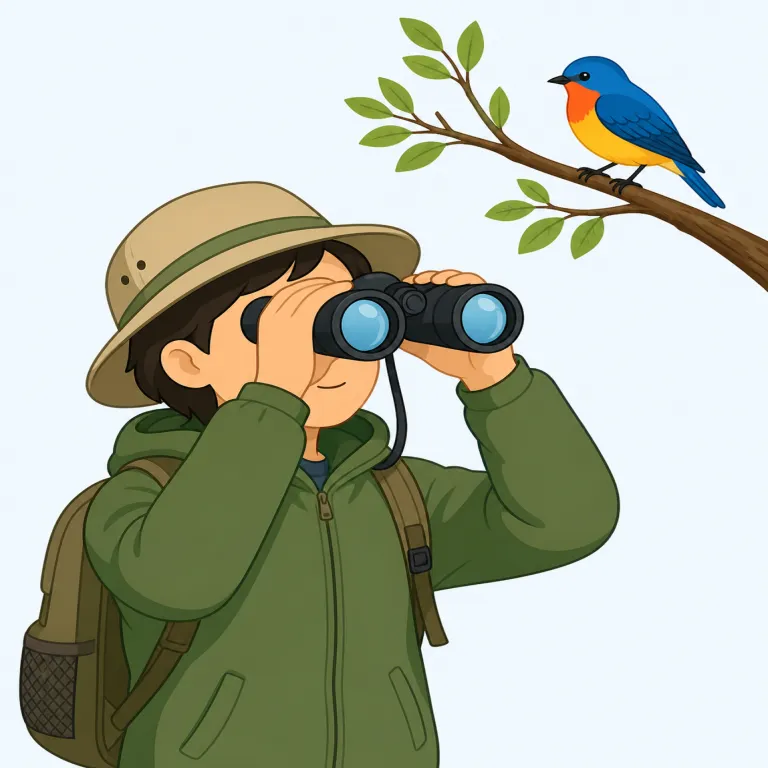 birdwatchingの覚え方イラスト
