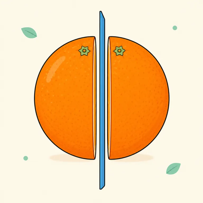 bisect（二等分する・動詞）の覚え方イラスト — bi- は bicycle, bilingual などで見慣れた「2」、-sect は section, dissect にも入る「切る」仲間とまとめると覚えやすいです