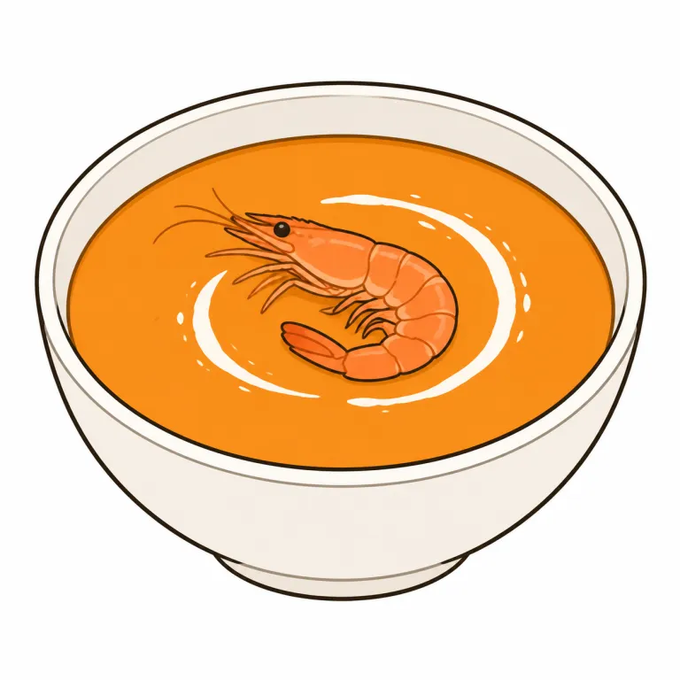 bisque（ビスク・noun）の覚え方イラスト