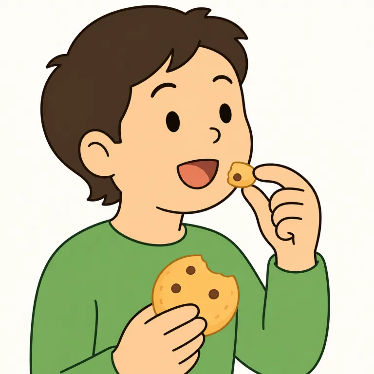 bite（一口・noun）の覚え方イラスト