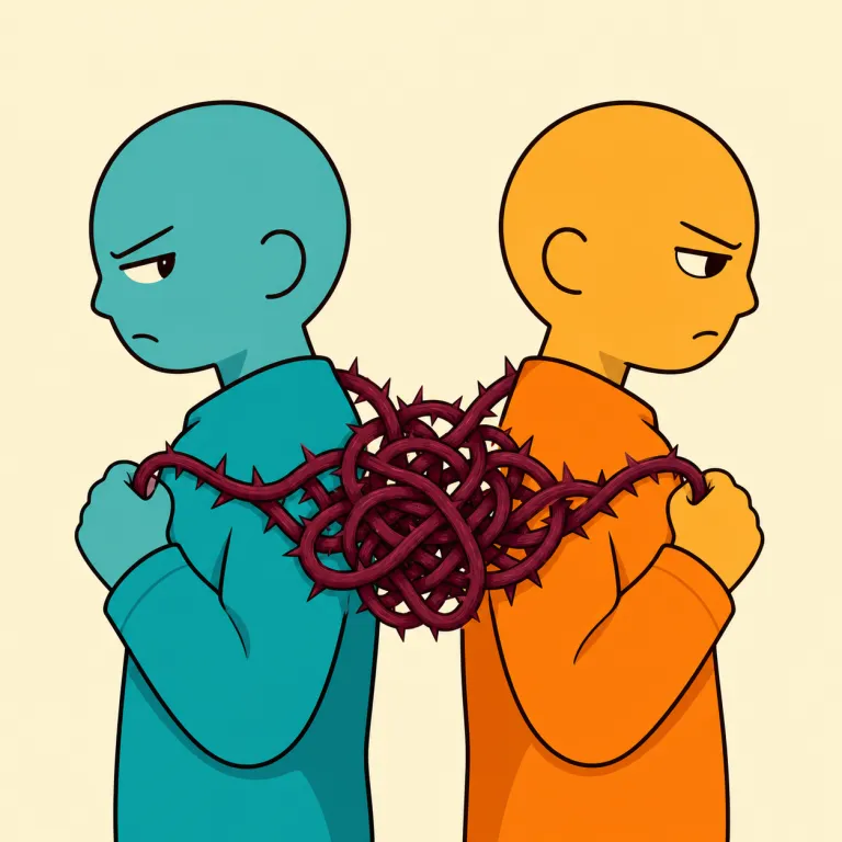 bitterness（恨み、敵意・noun）の覚え方イラスト
