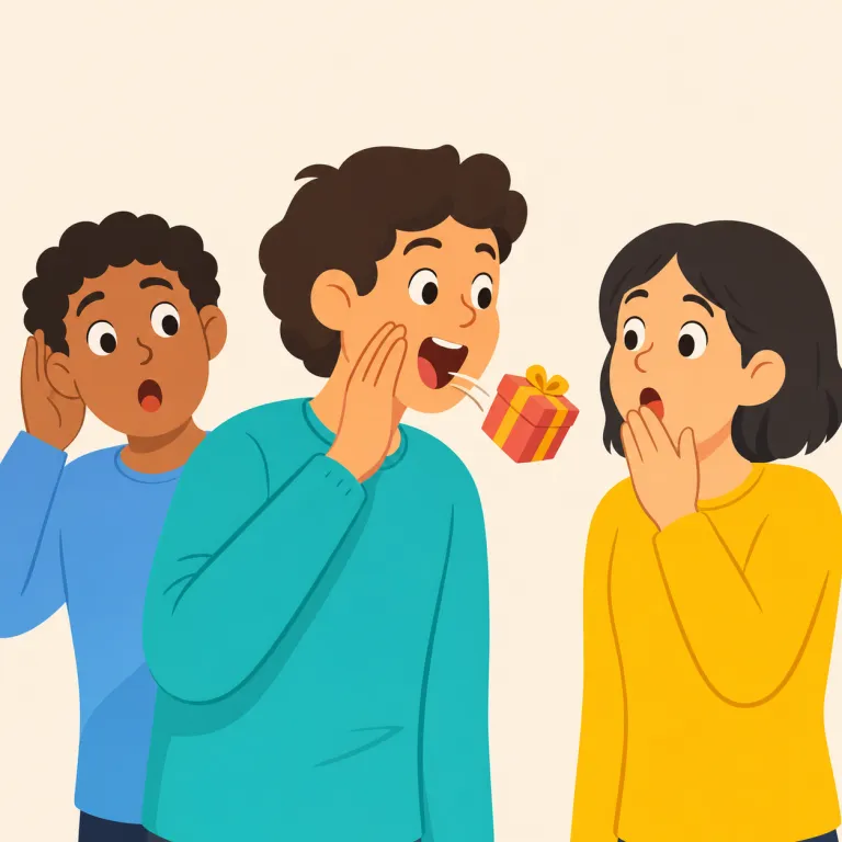 blabbing（うっかり漏らす・動詞）の覚え方イラスト — blab を先に覚えると楽です