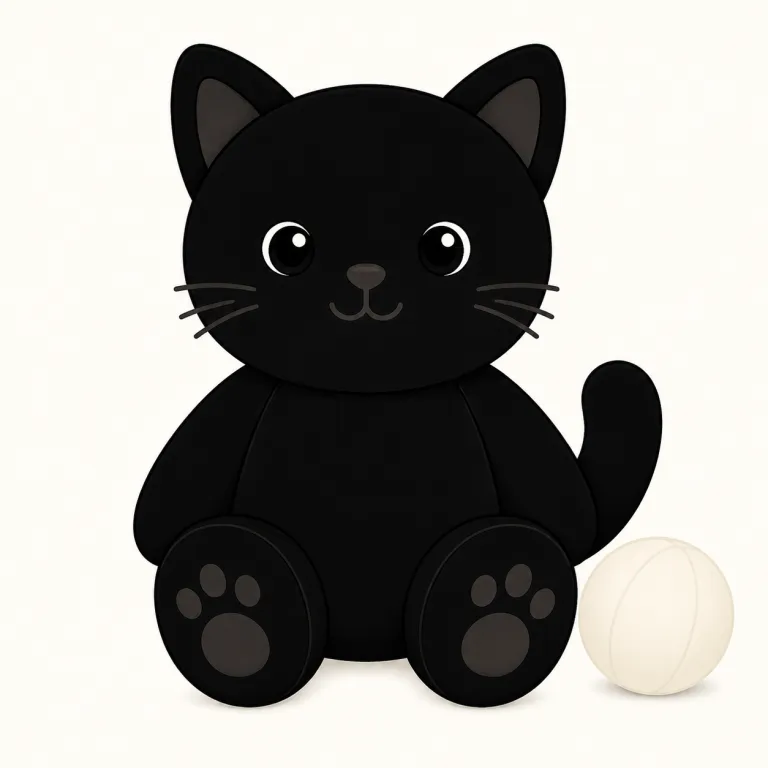 black（黒い・形容詞）の覚え方イラスト — black は white と対になる基本色として覚えると安定します