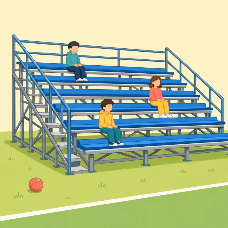 bleacher（観覧席・名詞）の覚え方イラスト — bleach を知っていれば結びつけやすい語