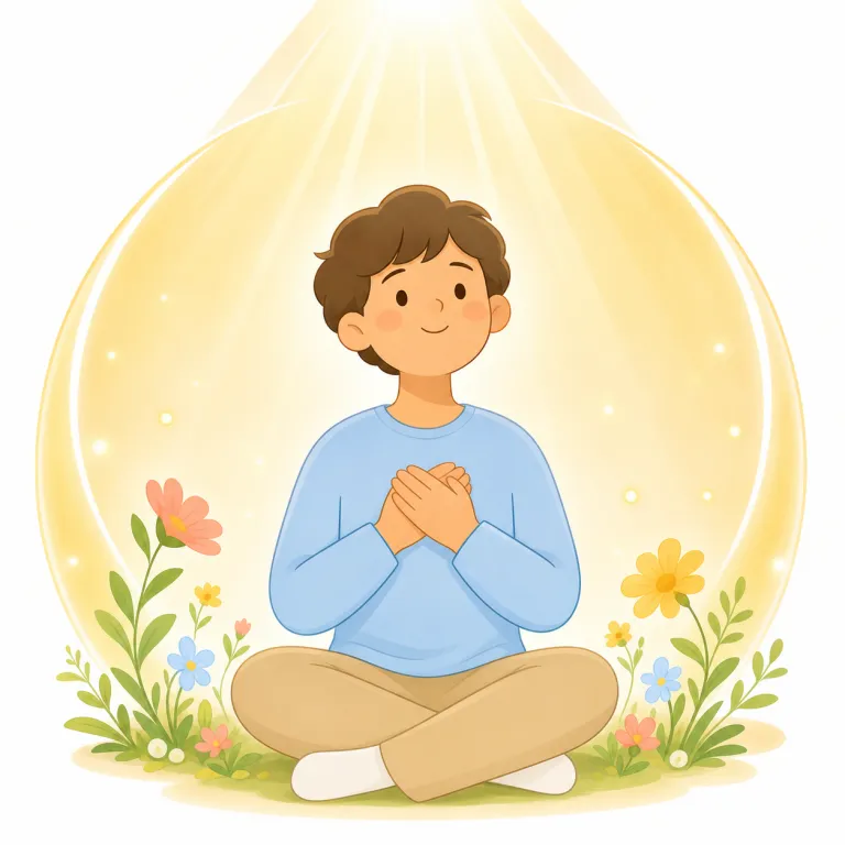 blessedの覚え方イラスト