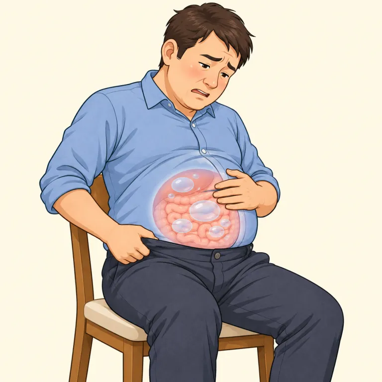 bloat（膨満・noun）の覚え方イラスト