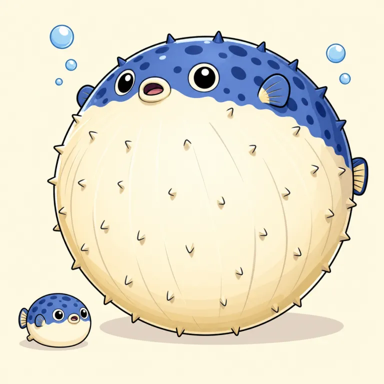 bloated（肥大化した・adjective）の覚え方イラスト