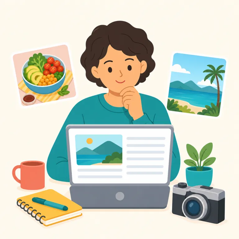 blogger（ブロガー・名詞）の覚え方イラスト — blog に「人」を表す -er が付いた blog + -er で、「ブログを書く人＝ブロガー」と覚えます