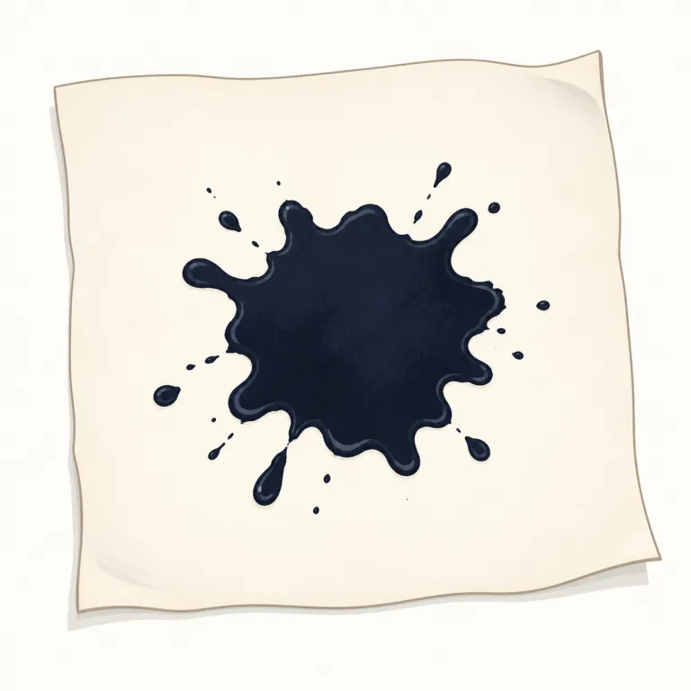 blot（汚点・noun）の覚え方イラスト