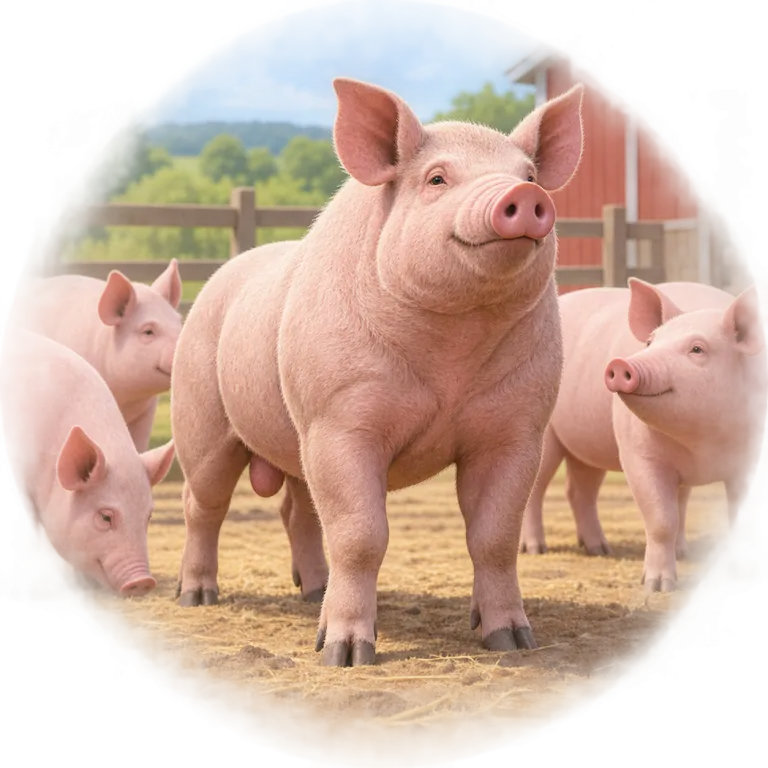 boar（雄豚・noun）の覚え方イラスト