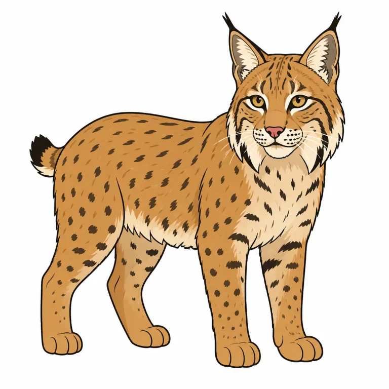 bobcat（ボブキャット・noun）の覚え方イラスト