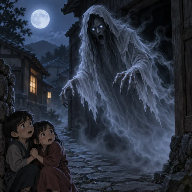 bogey（亡霊・noun）の覚え方イラスト