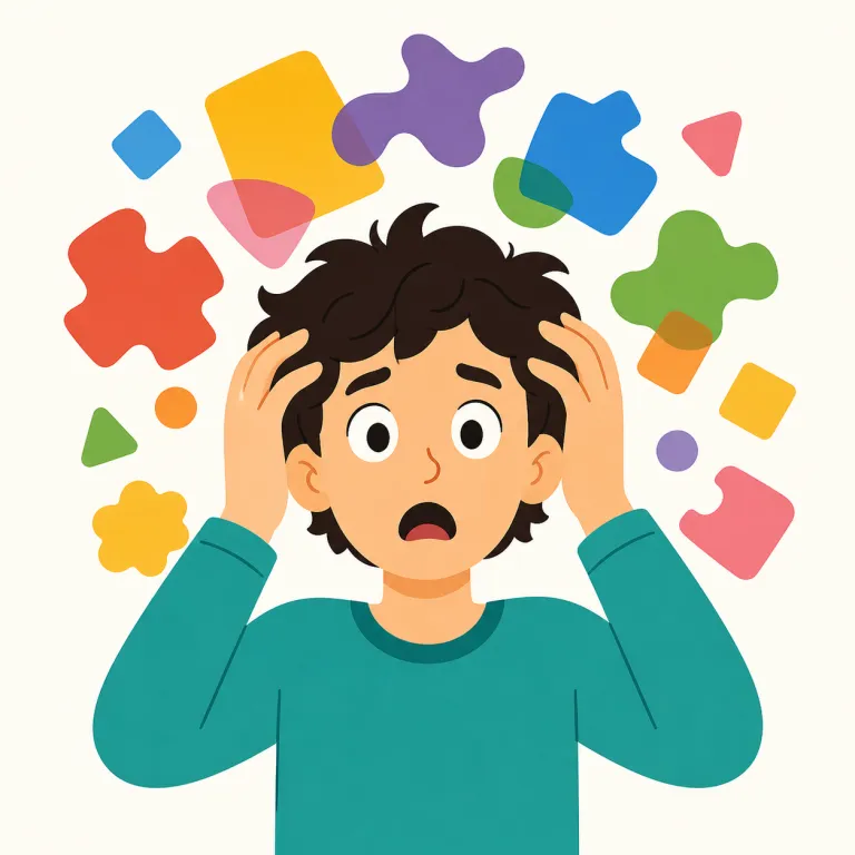 boggle（驚かせる、混乱させる・動詞）の覚え方イラスト — boggle は「ただ驚く」ではなく、「頭が処理しきれず止まる」とまとめて覚えると残りやすい語です