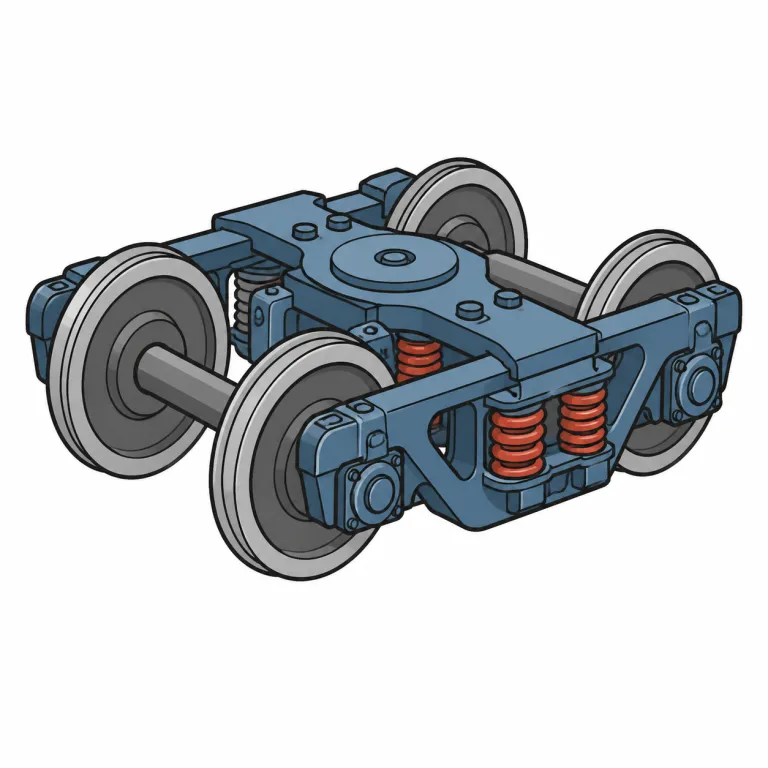bogie（台車・noun）の覚え方イラスト