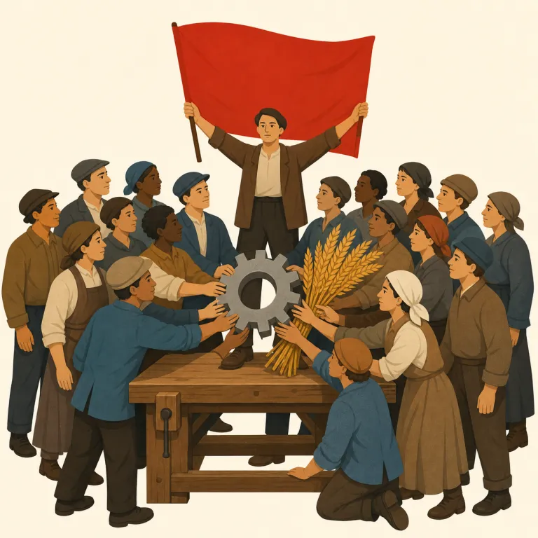 bolshevism（ボルシェビズム・名詞）の覚え方イラスト — まず形で覚えると定着しやすい語です