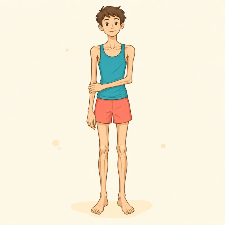 bony（骨っぽい・形容詞）の覚え方イラスト — bone に形容詞を作る -y が付いた語で、直訳的に「骨の感じが強い」