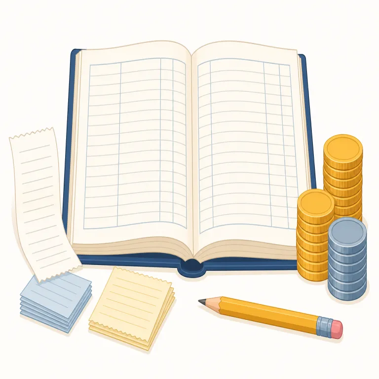 bookkeeping（簿記・名詞）の覚え方イラスト — bookkeeping は book + keeping と見て、「帳簿(book)を保ち続けること」とつかむと覚えやすいです