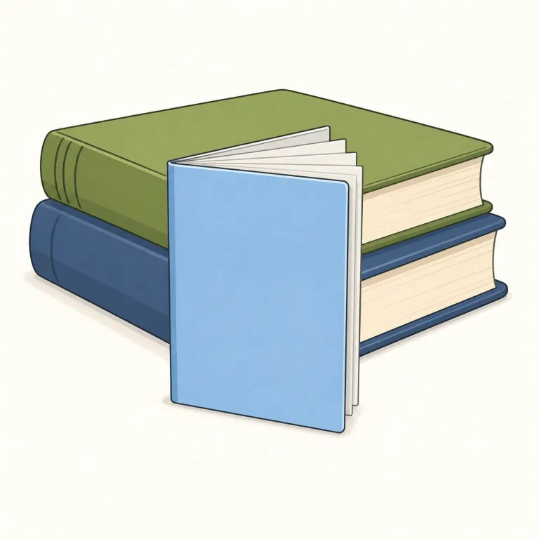 booklet（小冊子・名詞）の覚え方イラスト — まず book が見えるので「本の仲間」だと置く