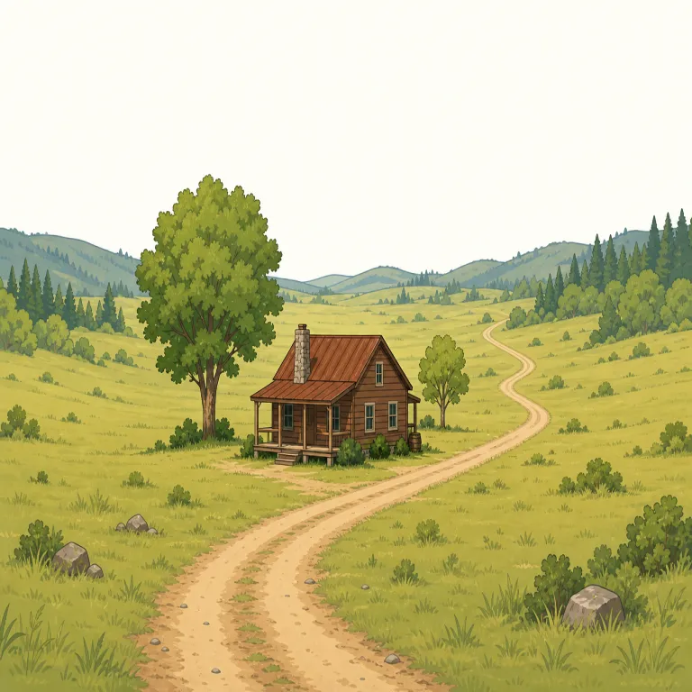 boondocks（辺鄙な場所・名詞）の覚え方イラスト — まず "the boondocks" という形でまとまりごと覚えると強い語です