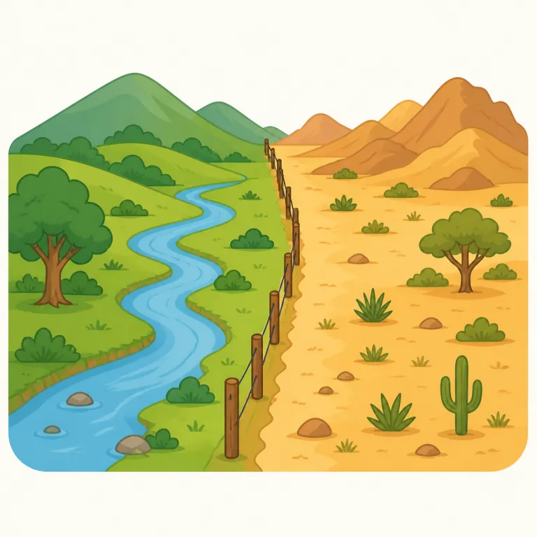 border（境界、国境・名詞）の覚え方イラスト — get は「ある状態・場所に至る」、off は「離れて」の感覚を持つ